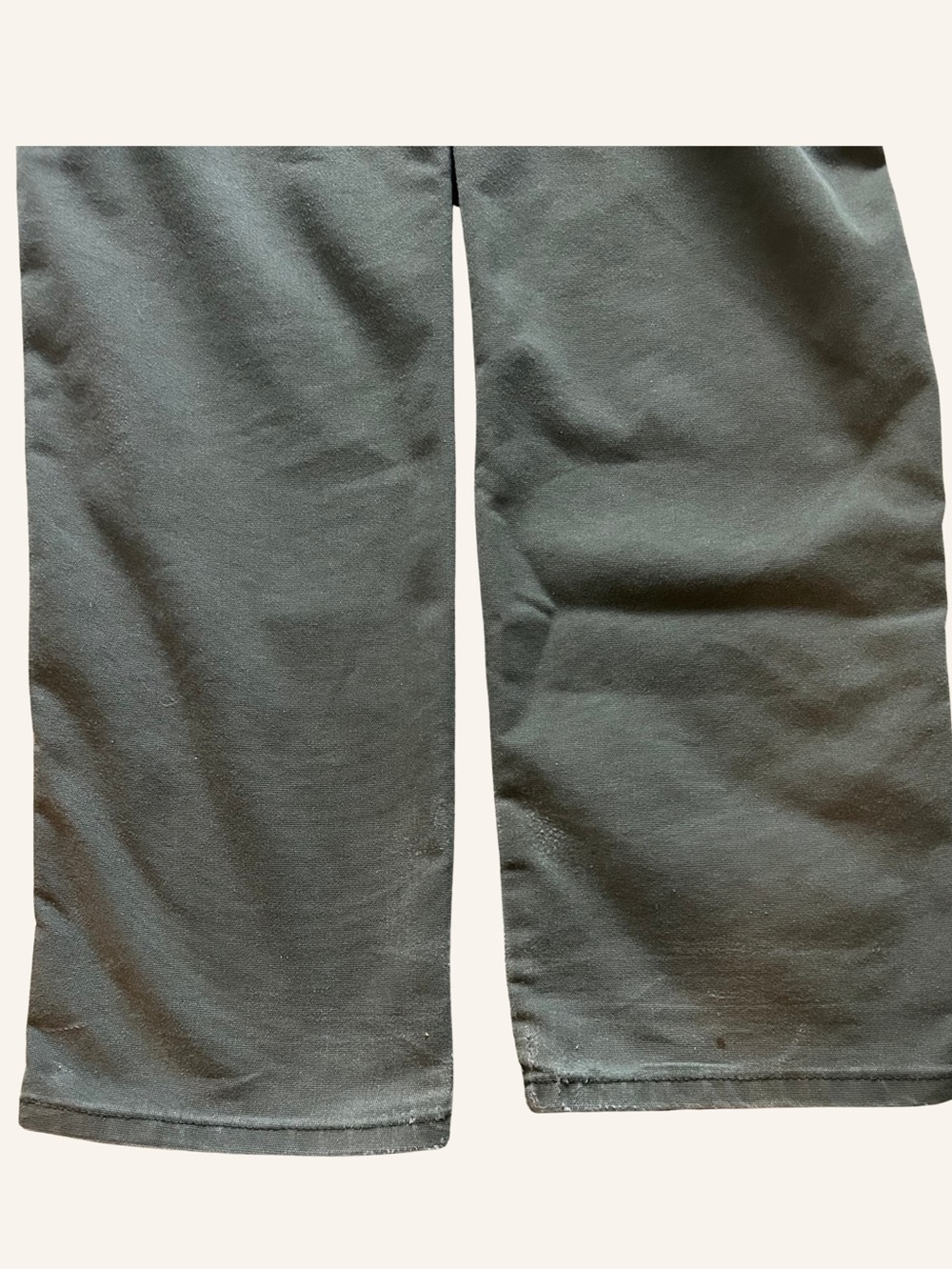 Dickies Flex Olive Green Cargo Pants Size 32 x 32 Regular Cotton 303 (Denver) - Picture 12 of 15